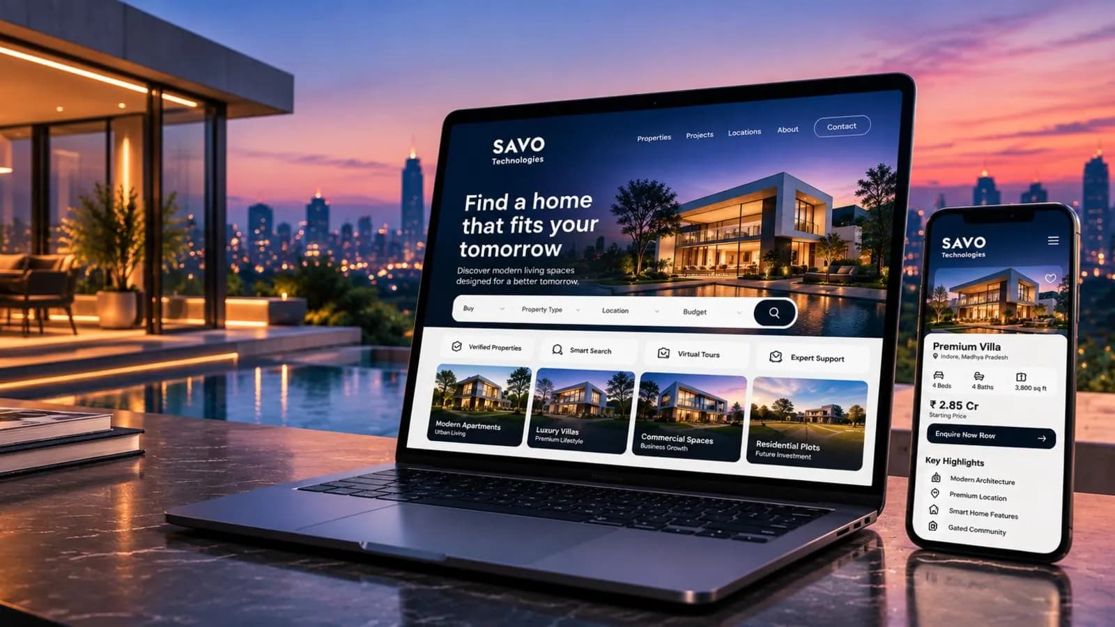 Savo Builds AI Powered Real Estate Platforms