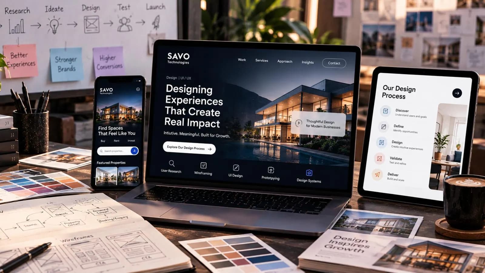 Savo Insights: UI and UX Design